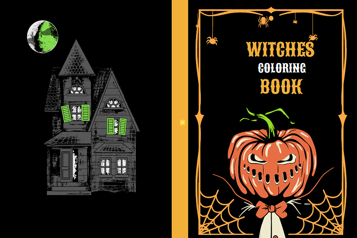 Halloween Coloring Book 2022 |kdp|, a Magazine Template by Dz Akali (Photo 1 of 2)