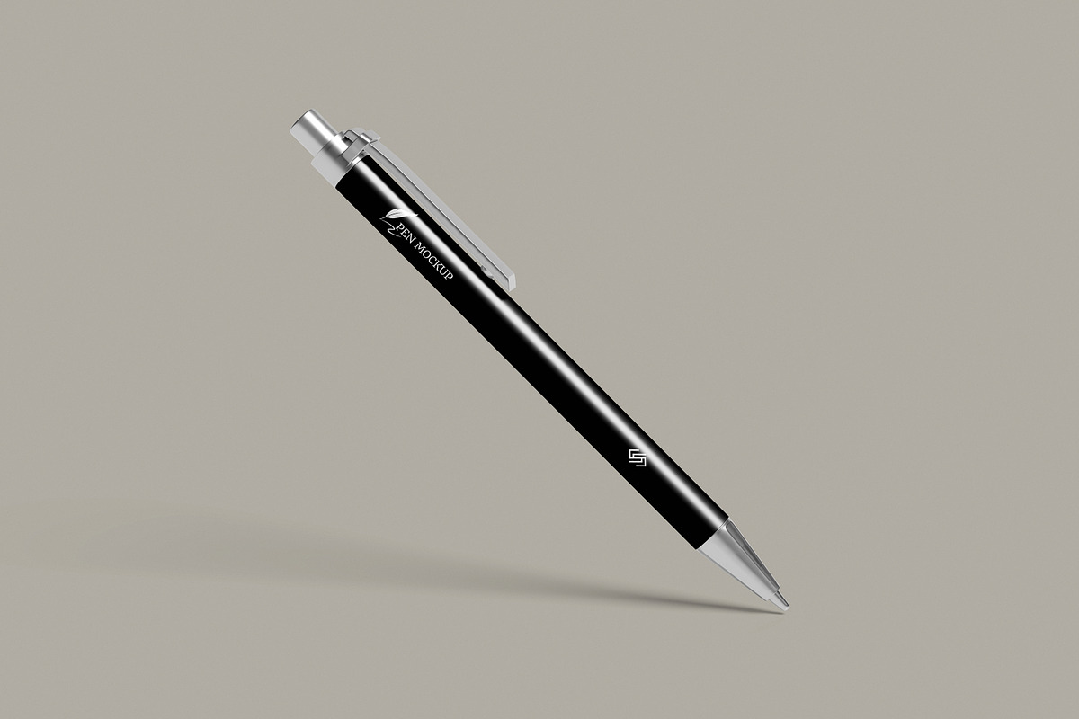 Pen Mockup, a Pens & Pencil Mockup by Pexelcorner (Photo 4 of 9)