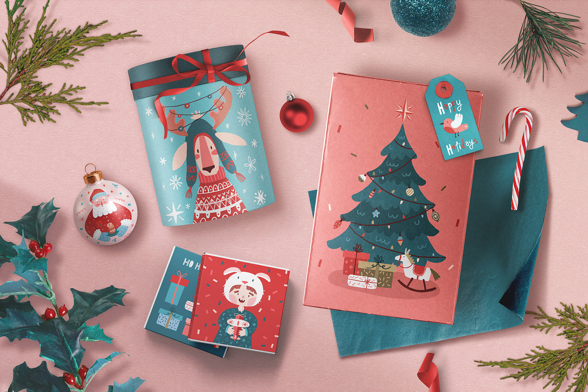Holly Jolly. Kids Christmas, an Animal Illustration by Lori Room (Photo 4 of 17)