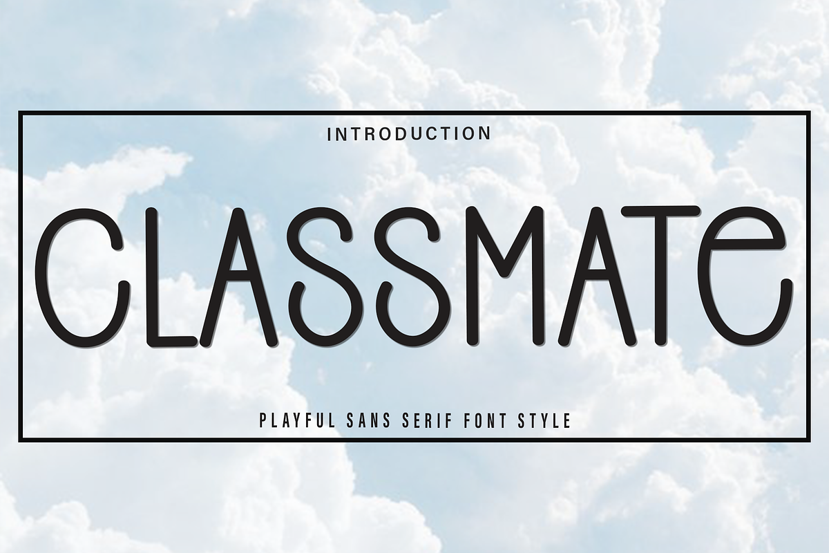 Classmate, a Sans Serif Font by InermediaSTUDIO (Photo 1 of 8)