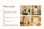 50 Frame Mockups for Canva, a Household Mockup by Matisse Studio (Thumbnail 3 of 10)