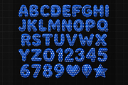 American USA Flag Balloon Font PNG, a Symbol Font by Jozoor (Thumbnail 8 of 9)