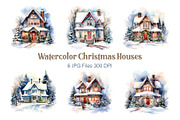 Big Bundle Watercolor Christmas., a Decorative Illustration by KENO Mascots (Thumbnail 10 of 10)