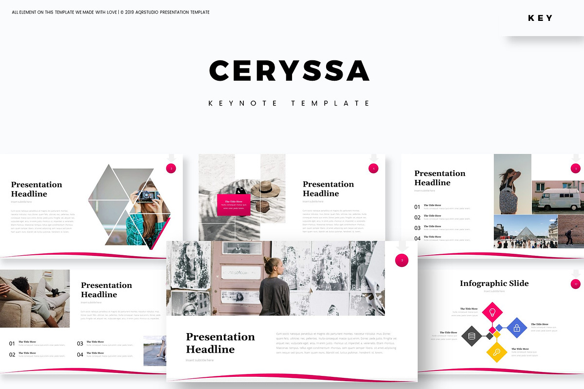 Ceryssa - Keynote Template, a Presentation Template by AQR Studio