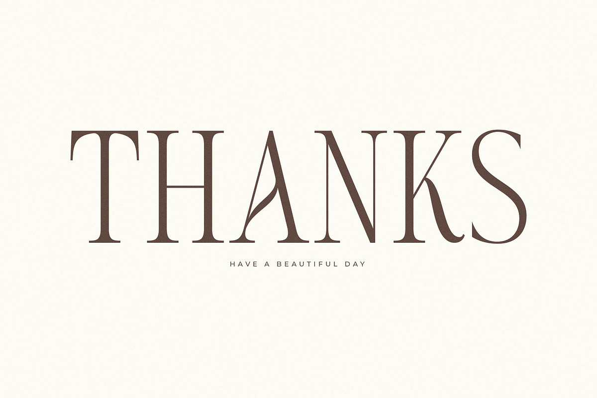 Seraneo Modern Display Typeface, a Serif Font by Letterena Studios (Photo 15 of 15)