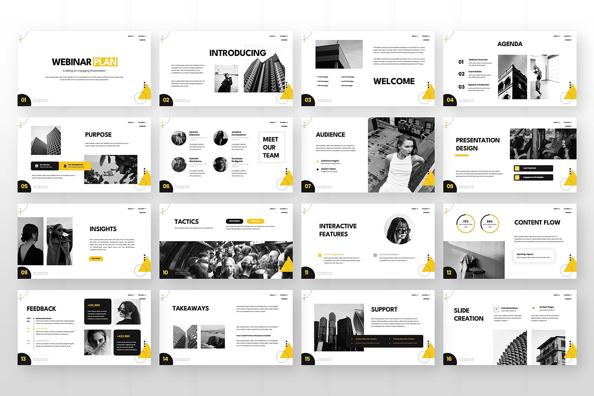 Webinar Plan - Google Slide, a Presentation Template by AQR Studio (Photo 3 of 3)