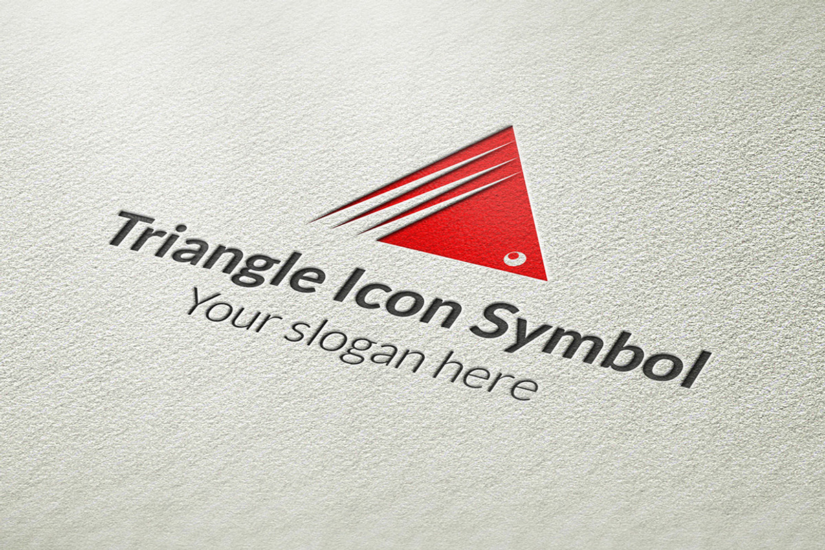 Triangle Icon Symbol Logo, a Branding & Logo Template by BdThemes