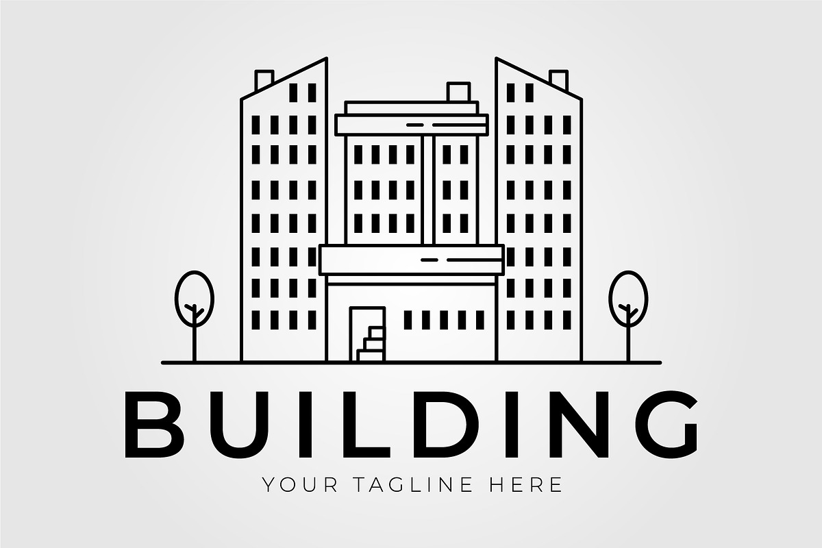 city building or bank architecture, a Graphic by Rizkaarishandy_shop (Photo 2 of 2)