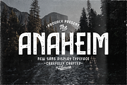 Anaheim Sans Display Typeface, a Sans Serif Font by edukka (Thumbnail 1 of 8)