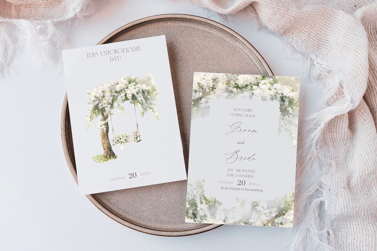Luxury wedding Watercolor clipart, a Person Illustration by Hello My Print (Photo 3 of 9)