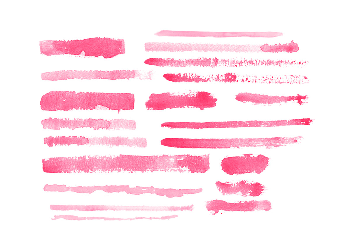 Watercolor brushes, an Illustration by AnnelyBlooms (Photo 3 of 9)