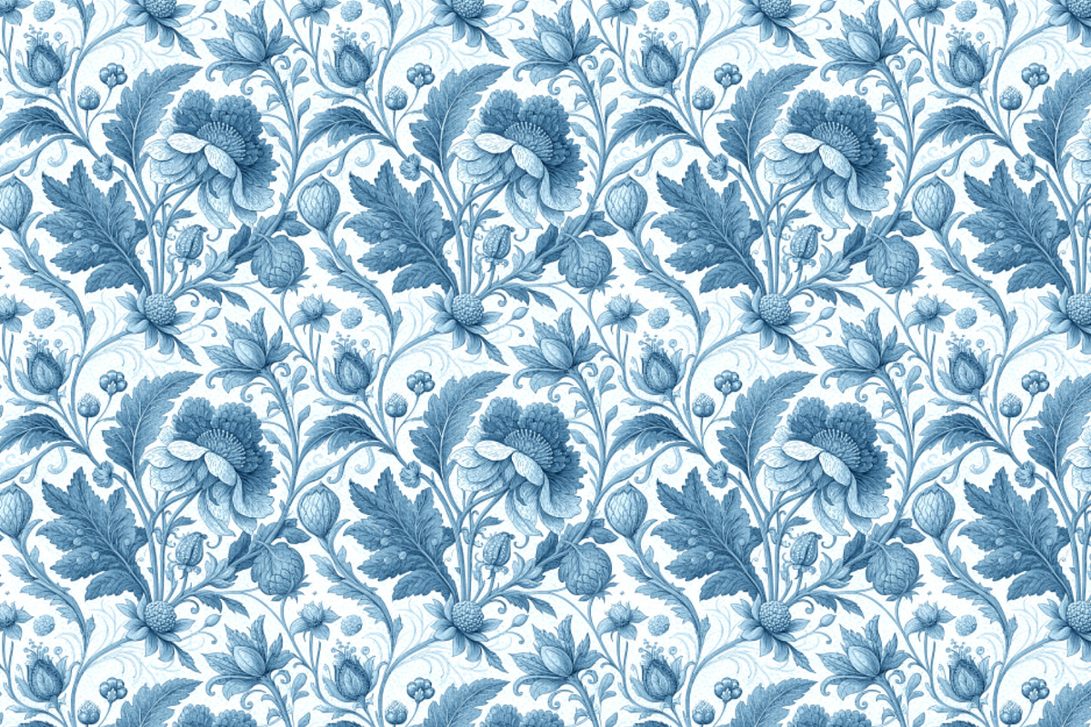 Blue Dreams., a Pattern Graphic by Designs by Helen Trupak (Photo 7 of 10)