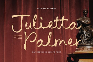 Julietta Palmer Font, a Script Font by Timurtype