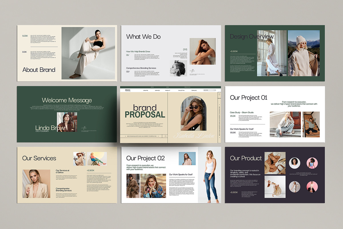 Brand Proposal Presentation Template, a Presentation Template by MightyDesign (Photo 1 of 8)