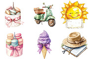 Morning and Fall Clipart, an Illustration by Watercolor design (Thumbnail 3 of 5)