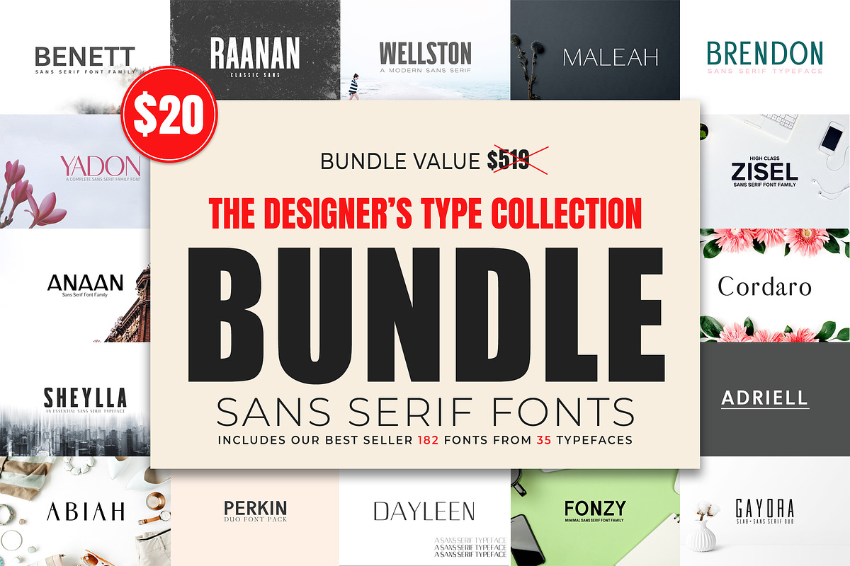 Designer's Type - Sans Serif Bundle!