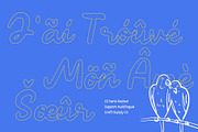 CS Darla Dashed, a Script Font by Craft Supply Co. (Thumbnail 7 of 8)