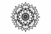Mandala Art Line Drawing Pack Set, an Illustration by yasushie (Thumbnail 7 of 11)