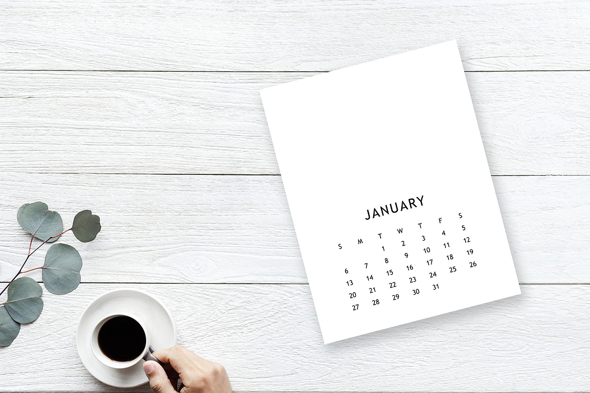 2027 Editable Calendar Template, a Poster Template by DesignStudioTeti (Photo 3 of 9)