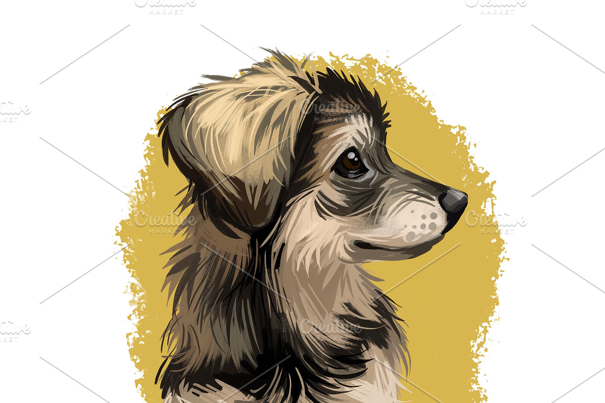 Puppies Dog Breeds Big Bundle 135Pcs, an Animal Illustration by Dneprstock (Photo 51 of 68)
