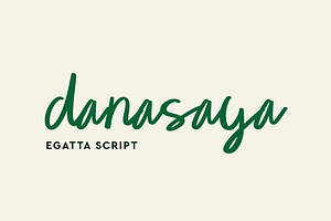 Egatta Script Font