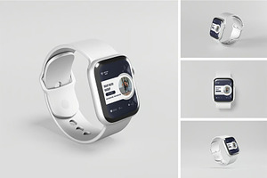 Smartwatch Mockup, a Wearable Device Mockup by zpackcreative