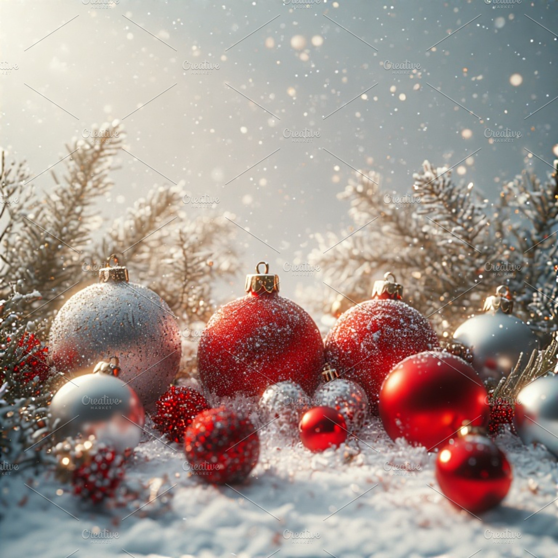 Christmas balls stock image, a Photo by ComfortQ