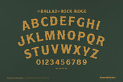 The Ballad of Rock Ridge, a Serif Font by Komet & Flicker (Thumbnail 13 of 14)