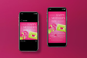 Pink Modern Happy Mother's Day Flye, a Flyer Template by graphicook (Thumbnail 3 of 3)
