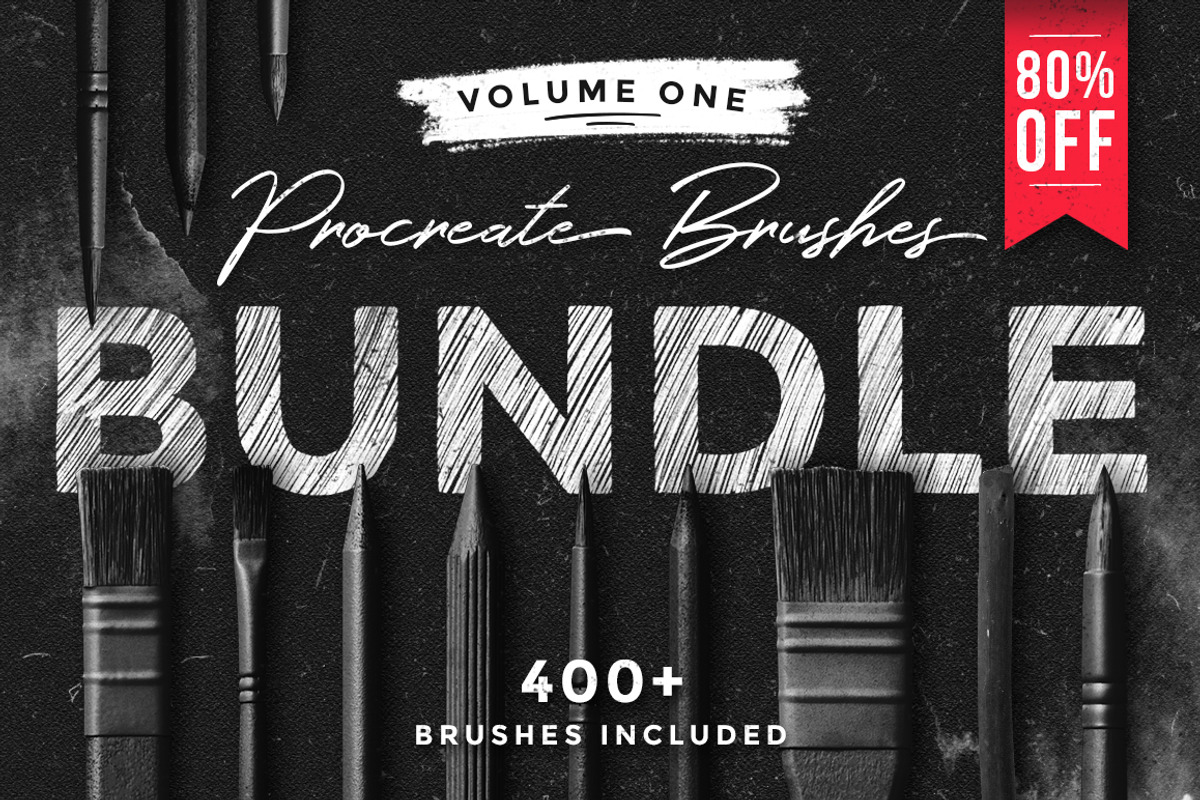 Procreate Brushes Bundle, a Brush Add-On by MiksKS (Photo 1 of 61)