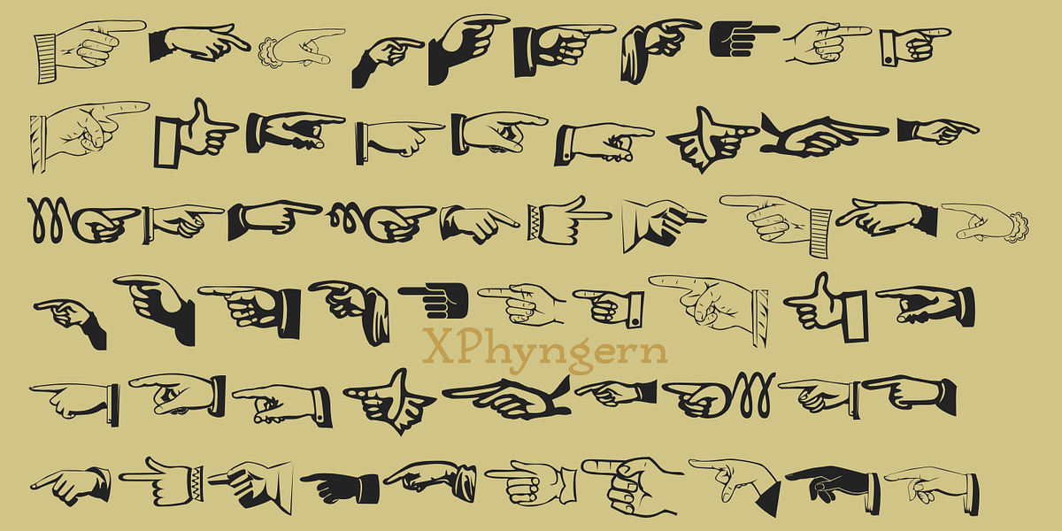 XPhyngern, a Symbol Font by Ingrimayne Type (Photo 5 of 5)