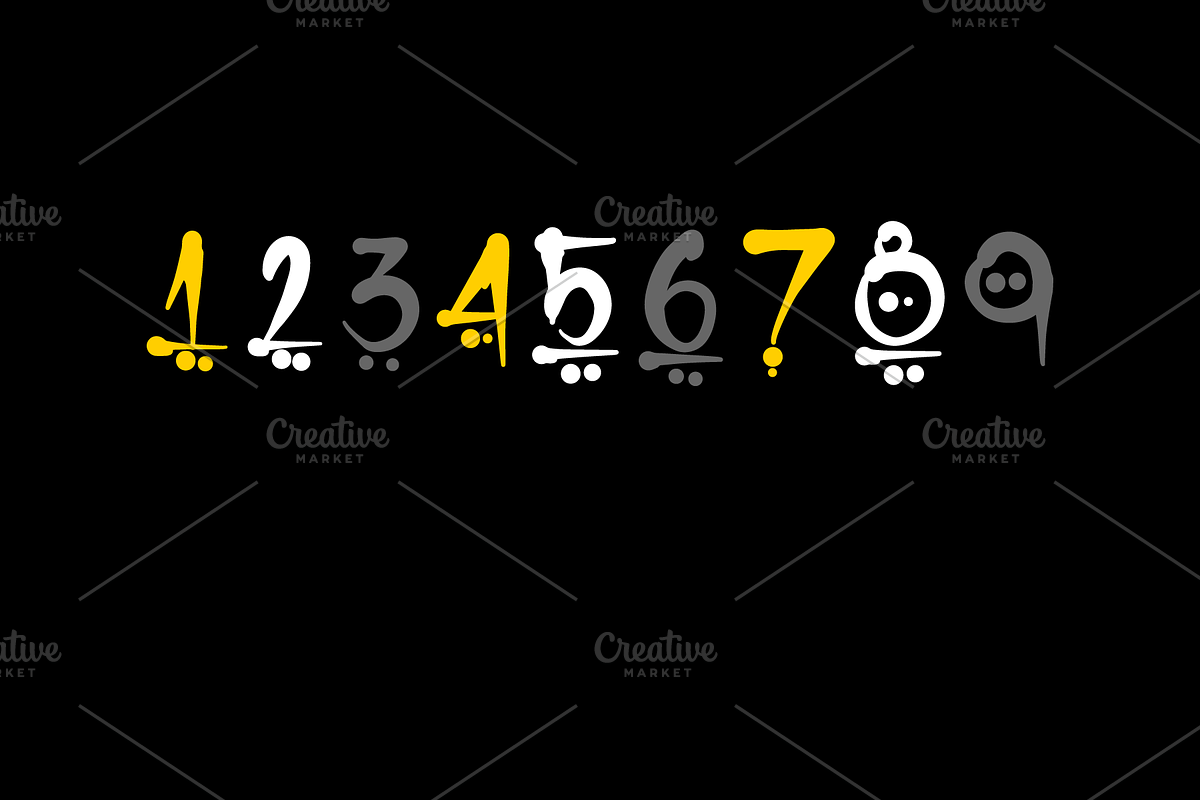 DOTTY BOLD CAPS, a Handwritten Font by Beau Hopps Design (Photo 3 of 9)