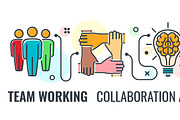 Partnership and Business Teamwork, a Person Illustration by TAlex (Thumbnail 6 of 6)