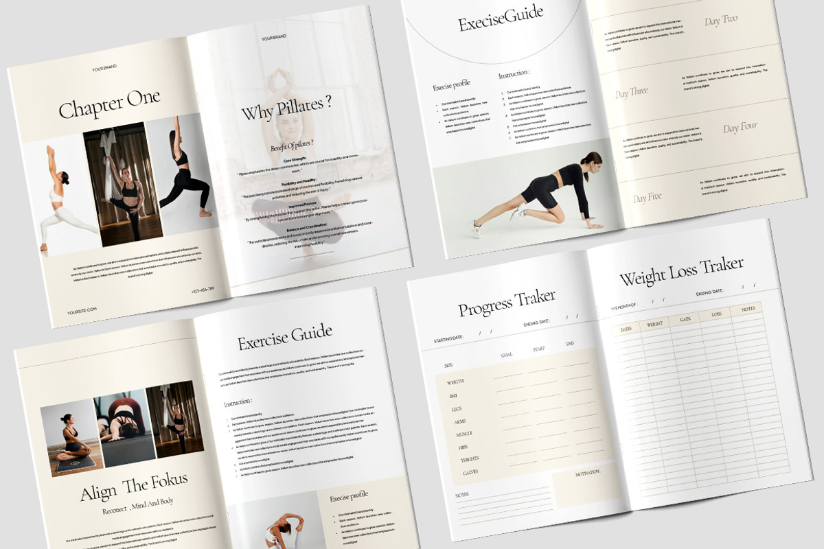 Project E-Book Template, a Brochure Template by TMint Play (Photo 2 of 8)