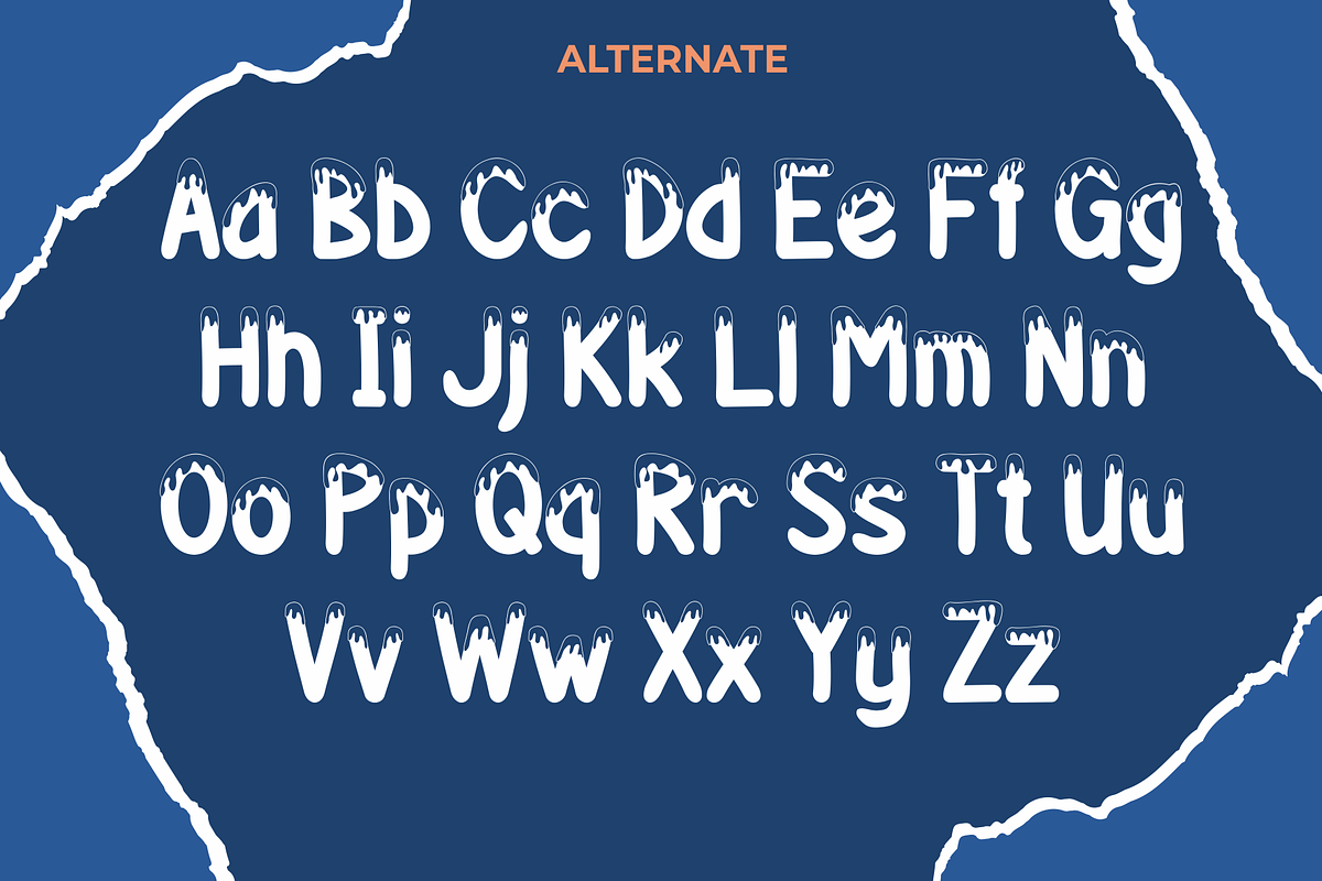 Christmas In Winter Font, a Sans Serif Font by Marvadesign (Photo 5 of 7)