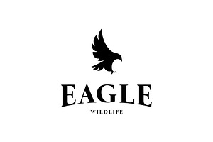 Flying Eagle Vintage Logo, a Branding & Logo Template by ika trisiana