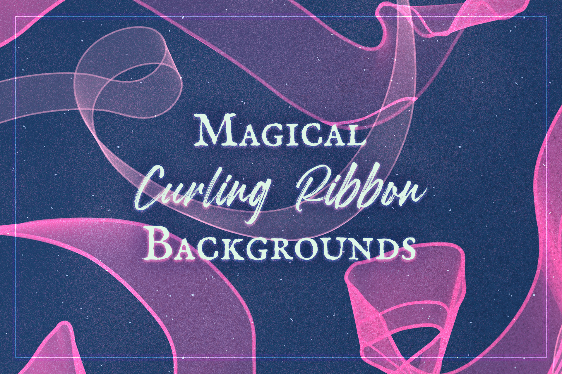 Magical Curling Ribbons Backgrounds