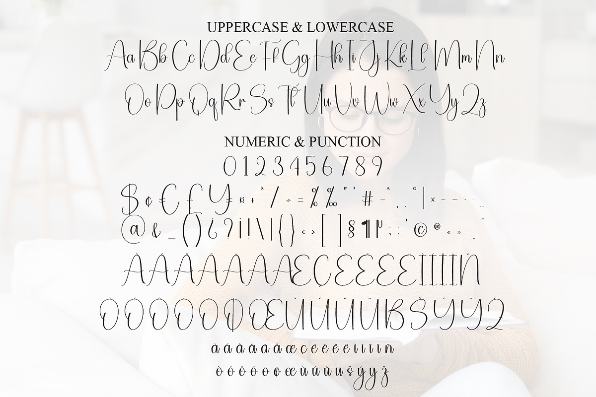Reading | Script Font, a Handwritten Font by Scratchones (Photo 7 of 9)