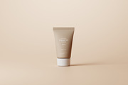 Travel-Size Small Cream Tube Mockups, a Packaging Mockup by pmvch (Thumbnail 3 of 9)