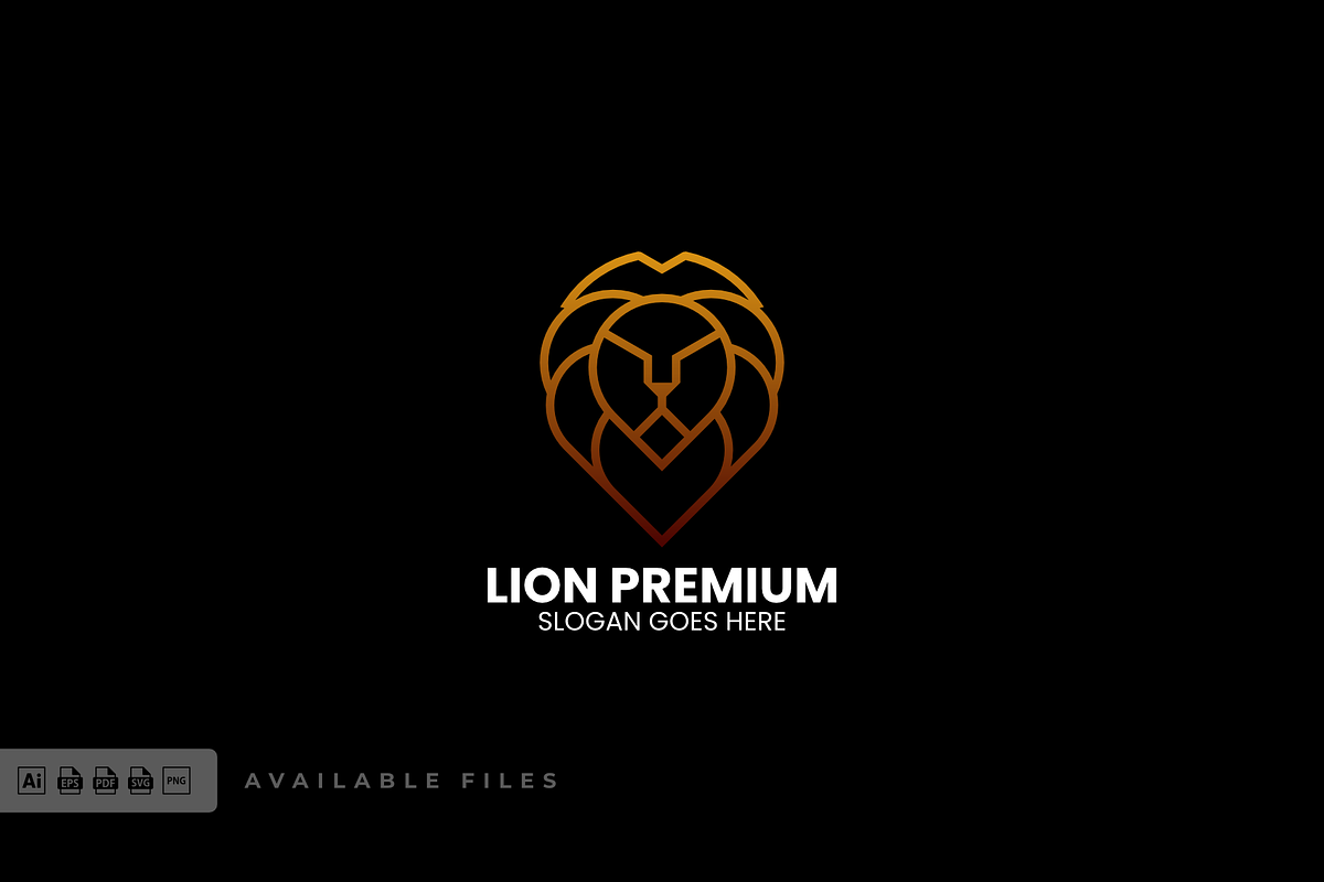 Lion Gradient Colorful Logo, a Branding & Logo Template by ivan_artnivora