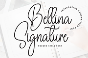 Bellina Signature | Script Font, a Handwritten Font by Scratchones (Thumbnail 1 of 8)