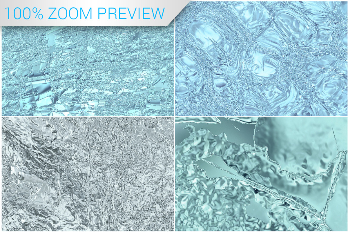 40 Ice Seamless HD Textures Bundle preview 5
