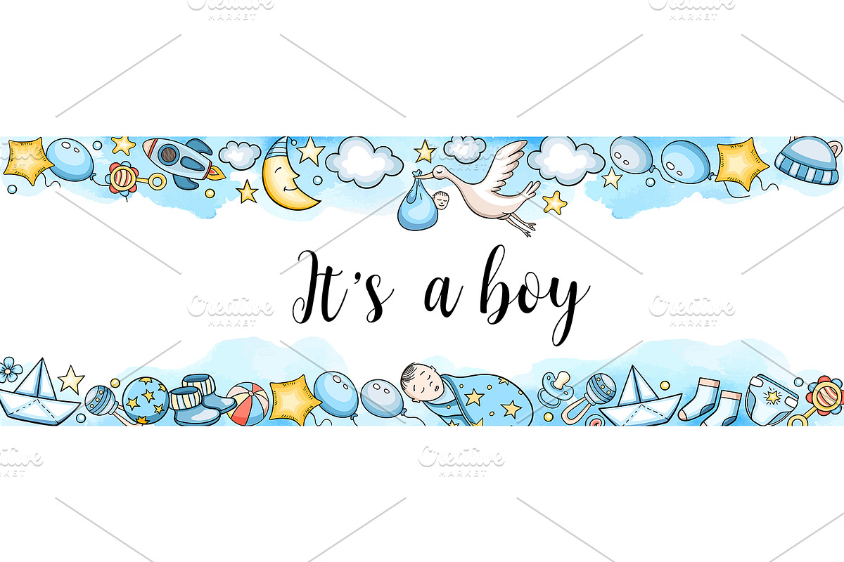 Baby Boy Design Kit, an Object Illustration by Artspace (Photo 4 of 6)