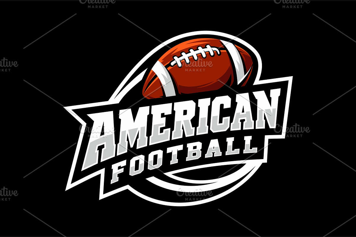 American Football Sports logo, a Branding & Logo Template by swarnstudio (Photo 1 of 3)