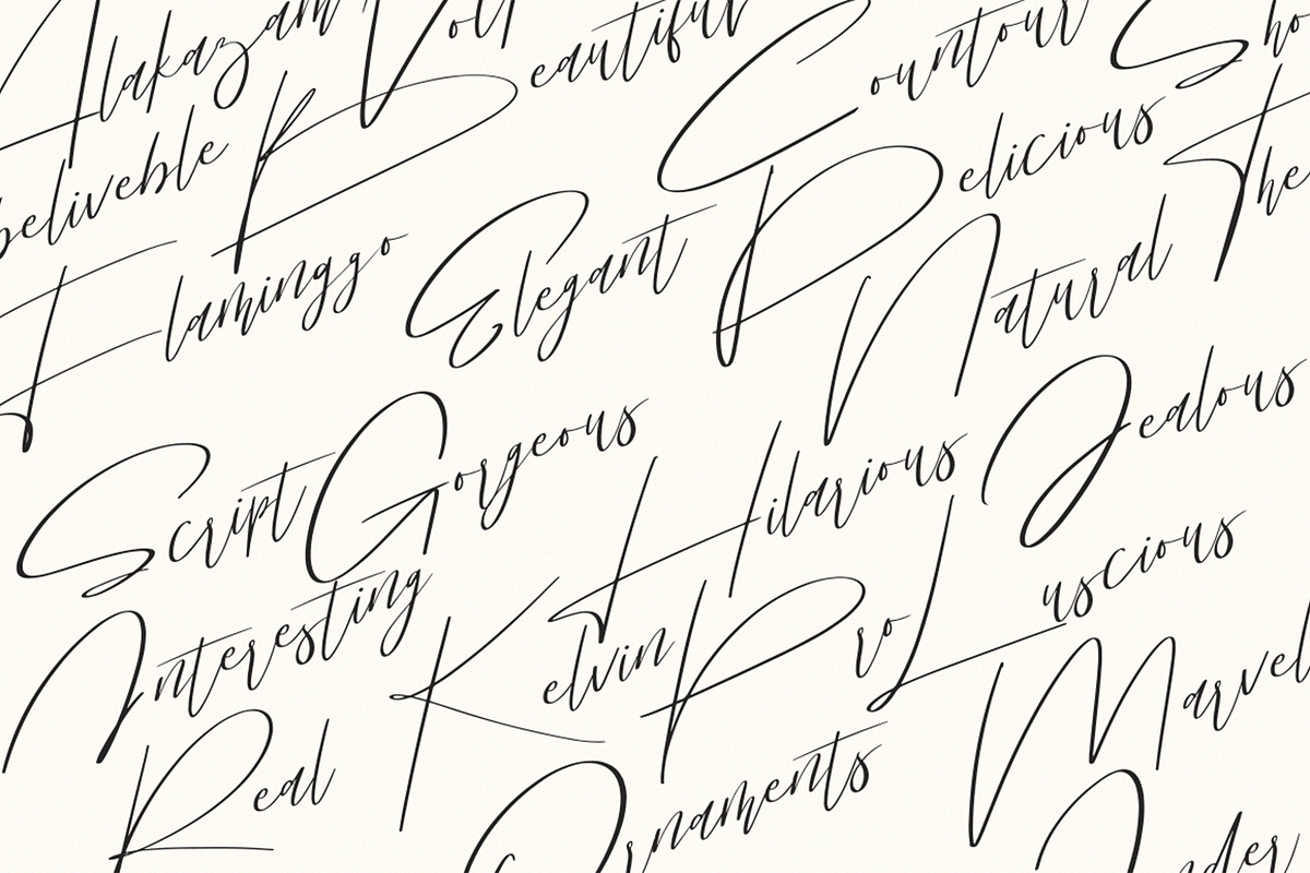 Bisqootte | Modern Calligraphy Font, a Script Font by Ardana Creative (Photo 12 of 14)