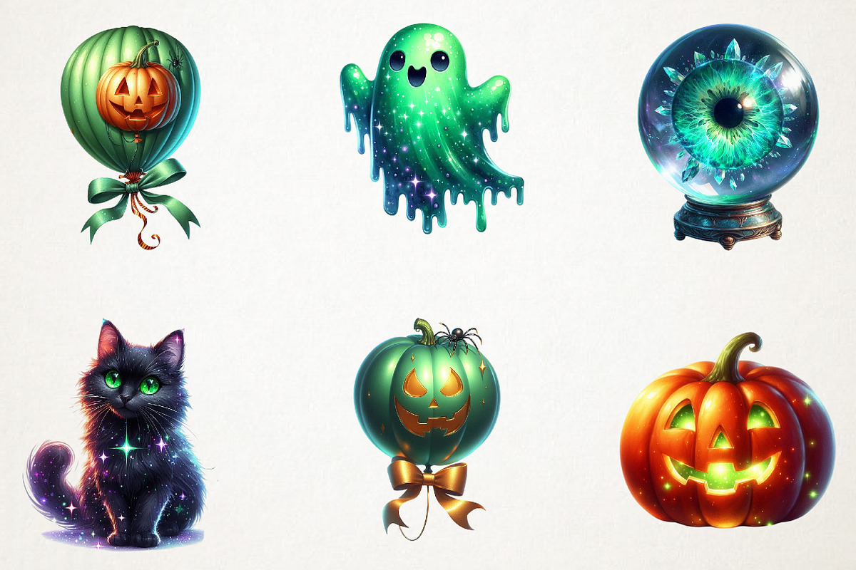 Halloween Sublimation Clipart, an Illustration by RobertsArt (Photo 3 of 7)