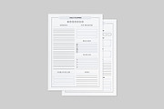 Daily,Weekly,Monthly Planner Bundle, a Stationery Template by Design Zone (Thumbnail 3 of 4)