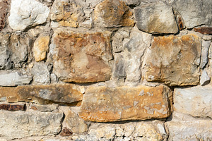 Fragment of a wall made of stone, a Background Photo by Schreibikus