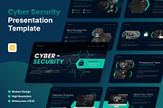 Cyber Security Google Slide, a Presentation Template by SquidPixey (Thumbnail 1 of 6)