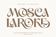 Mosca Laroke - Stylish Serif Font, a Serif Font by Keithzo (Thumbnail 1 of 9)